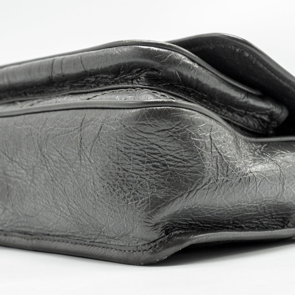 SAINT LAURENT NIKI BABY CALFSKIN GREY SHW