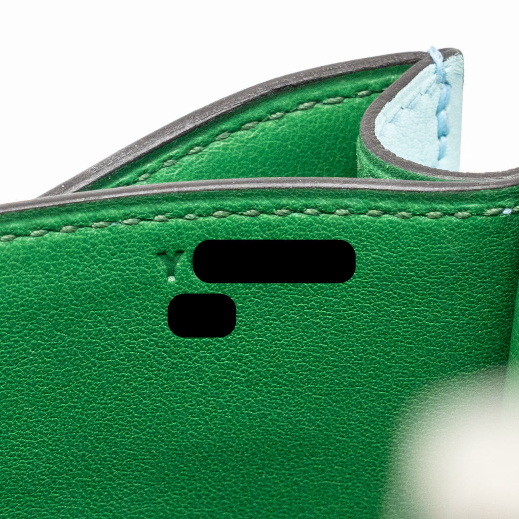 HERMES MINI CONSTANCE SWIFT BLUE ZEPHYR/CACTUS SHW