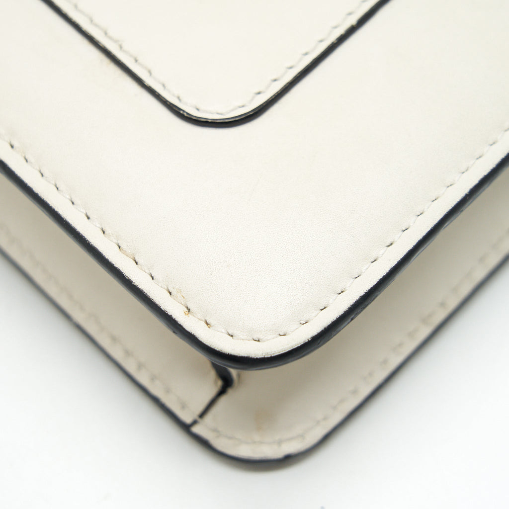 BVLGARI SERPENTI FOREVER CROSSBODY BAG WHITE LGHW