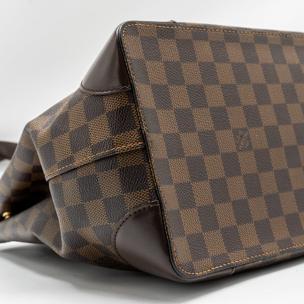 LOUIS VUITTON HEMPSTEAD TOTE BAG DAMIER EBENE GHW