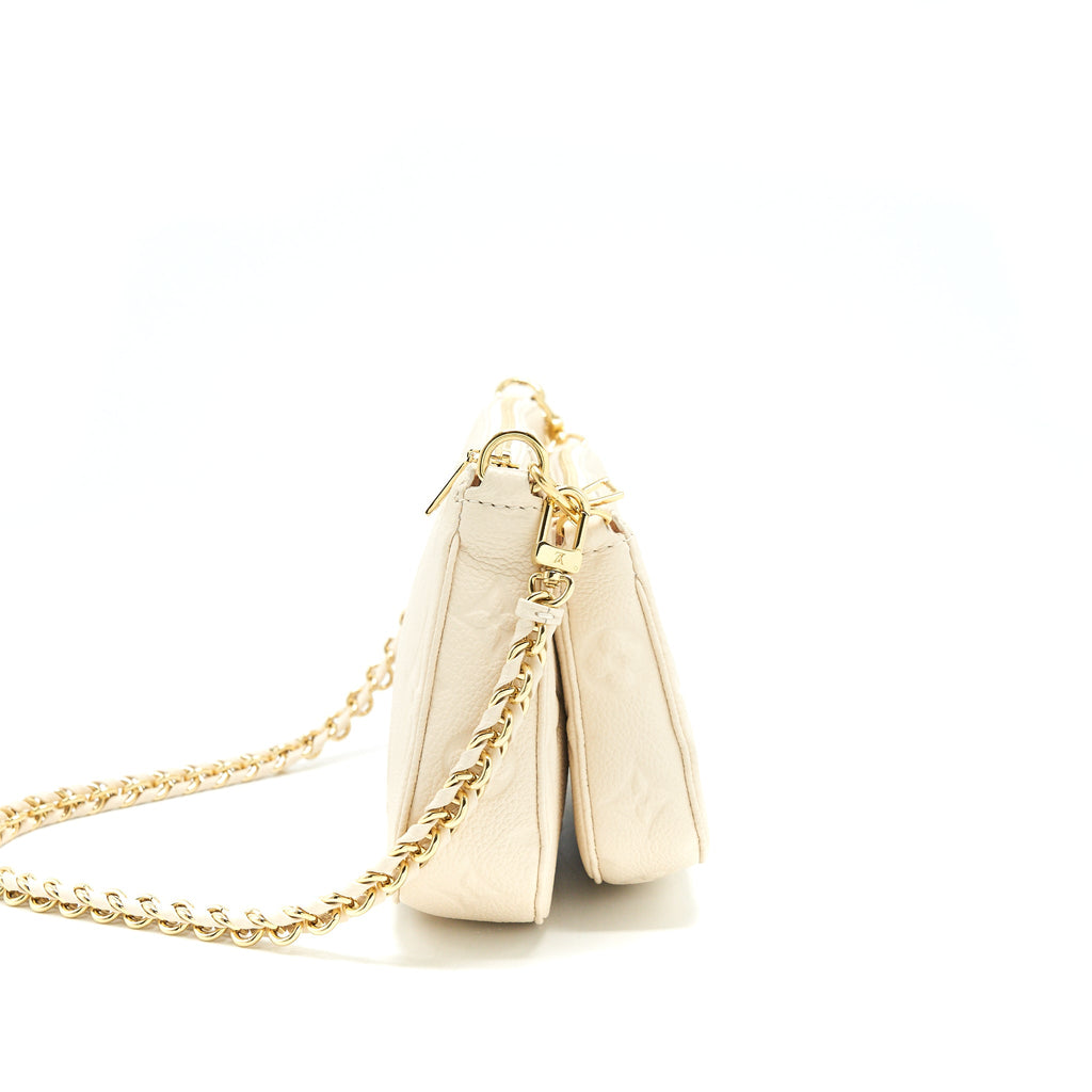 LOUIS VUITTON MULTI POCHETTE WHITE