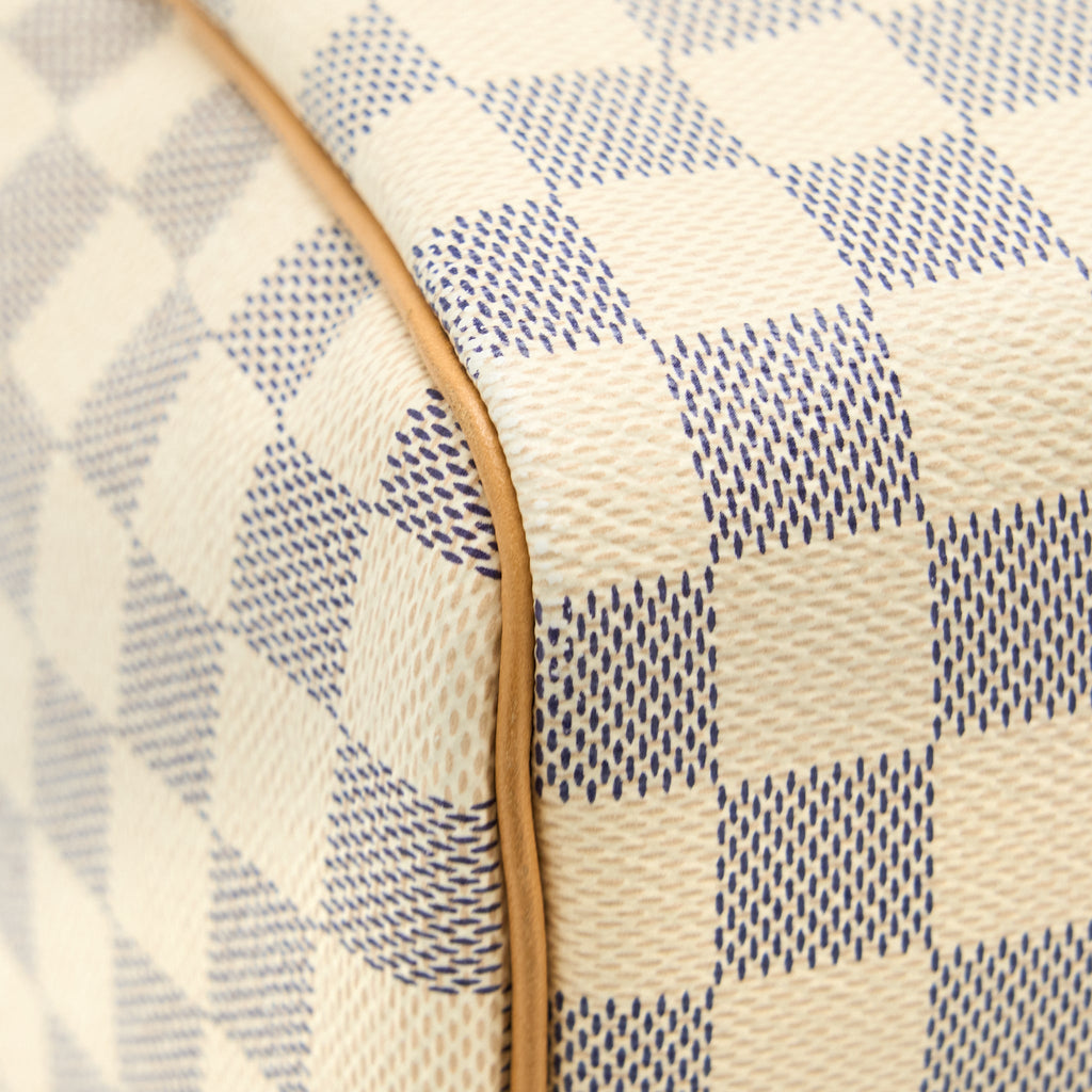LOUIS VUITTON SPEEDY 30 DAMIER AZUR CANVAS GHW