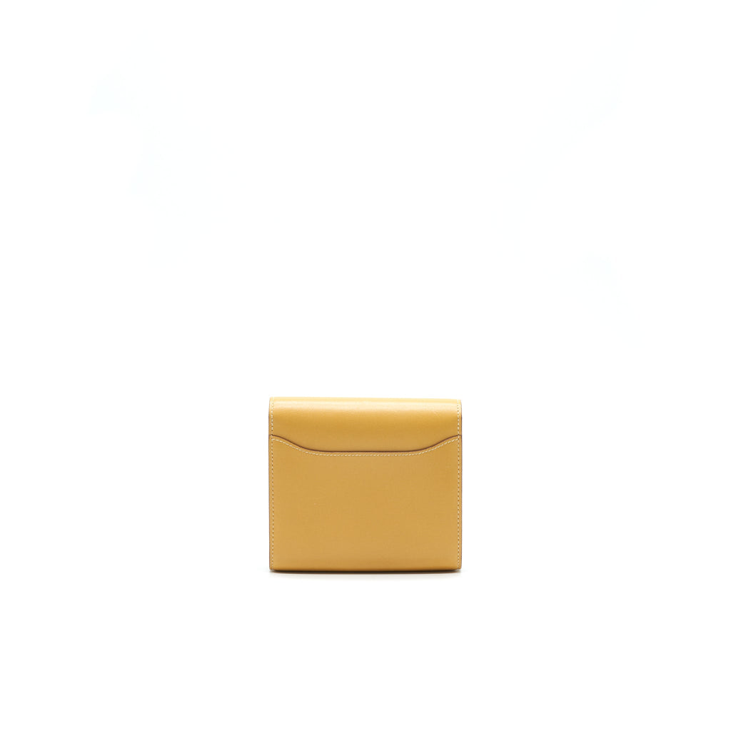HERMES CONSTANCE WALLET TADELAKT LEATHER PAILLE FICELLE LIZARD H BUCKLE SHW