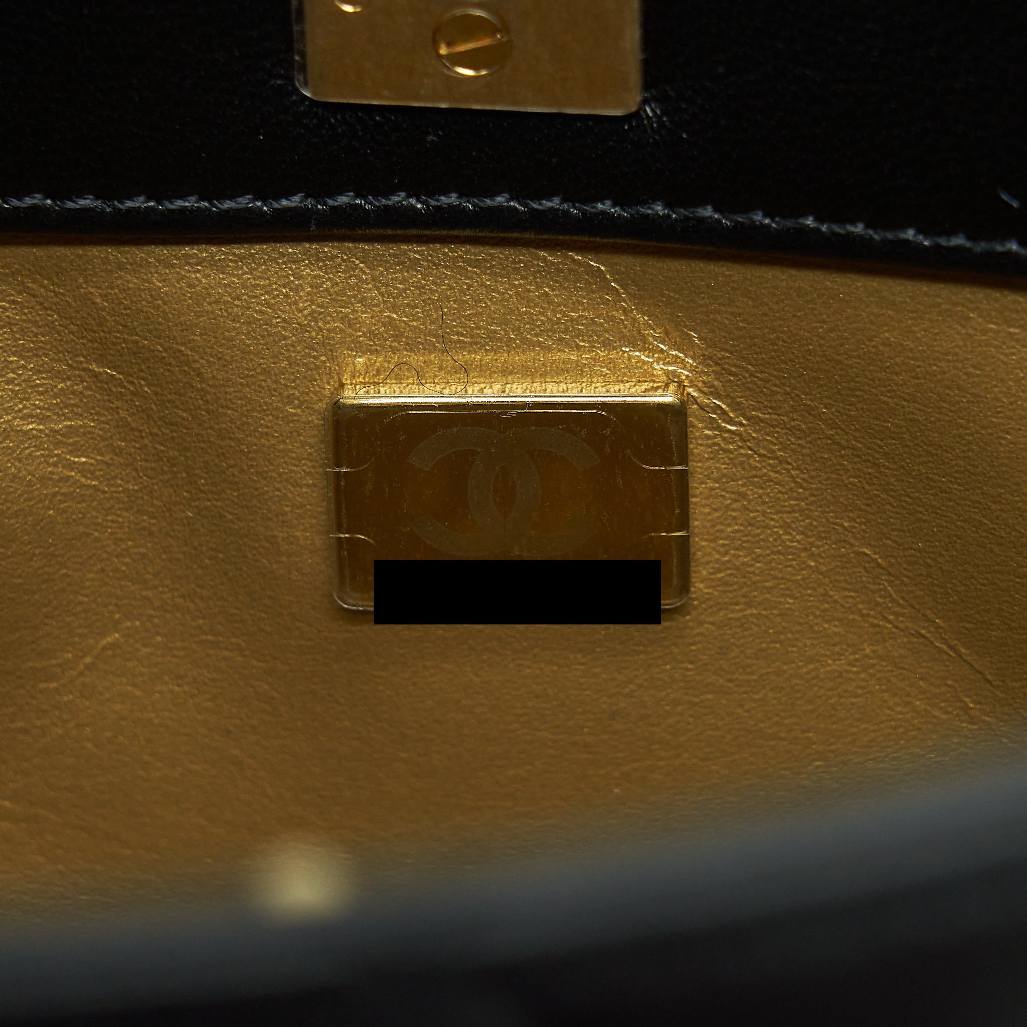 CHANEL 22S PEARL CRUSH HOBO BAG LAMBSKIN BLACK GHW (MICROCHIP)