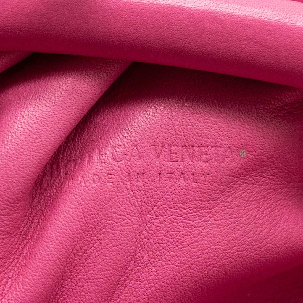 BOTTEGA VENETA MINI POUCH CALFSKIN PINK SHW