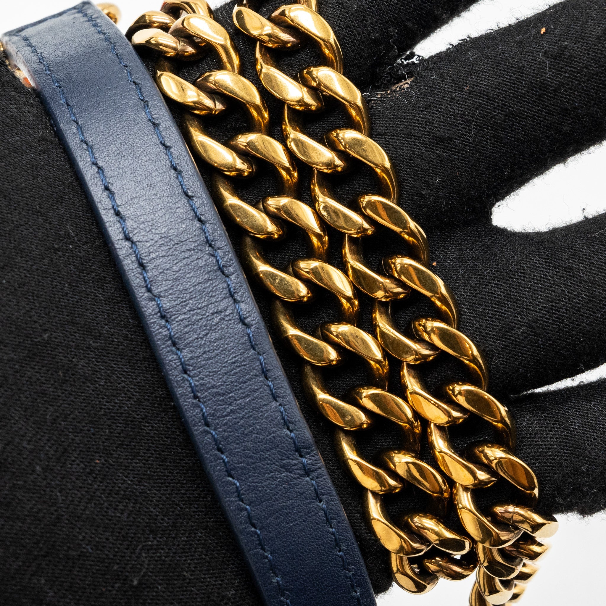 LOUIS VUITTON NEW WAVE FLAP CHAIN BAG LIMITED EDITION DENIM BLUE/ MULTICOLOR GHW