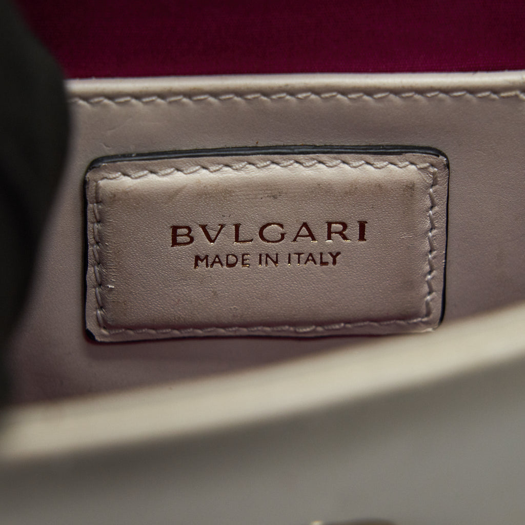 BVLGARI SERPENTI FOREVER CROSSBODY BAG WHITE LGHW