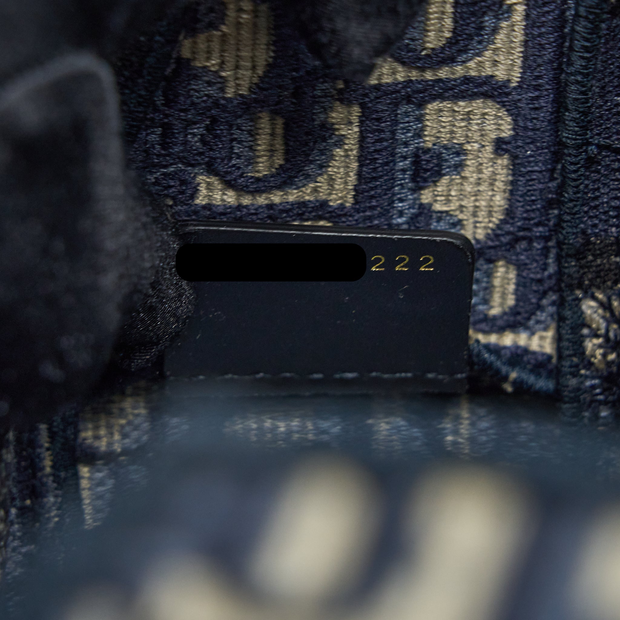 DIOR SMALL DIORCAMP BAG BLUE OBLIQUE EMBROIDERY LGHW