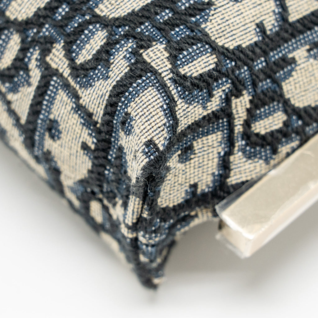 DIOR CLUB BAG BLUE OBLIQUE CANVAS LGHW
