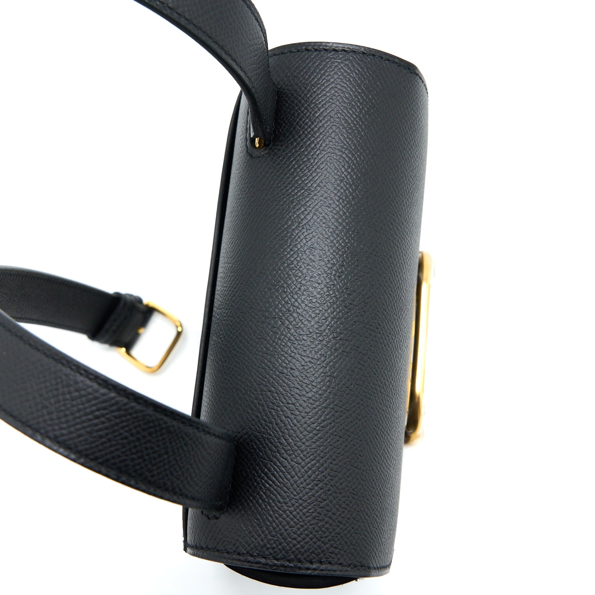 HERMES MINI DELLA CAVALLERIA EPSOM BLACK GHW