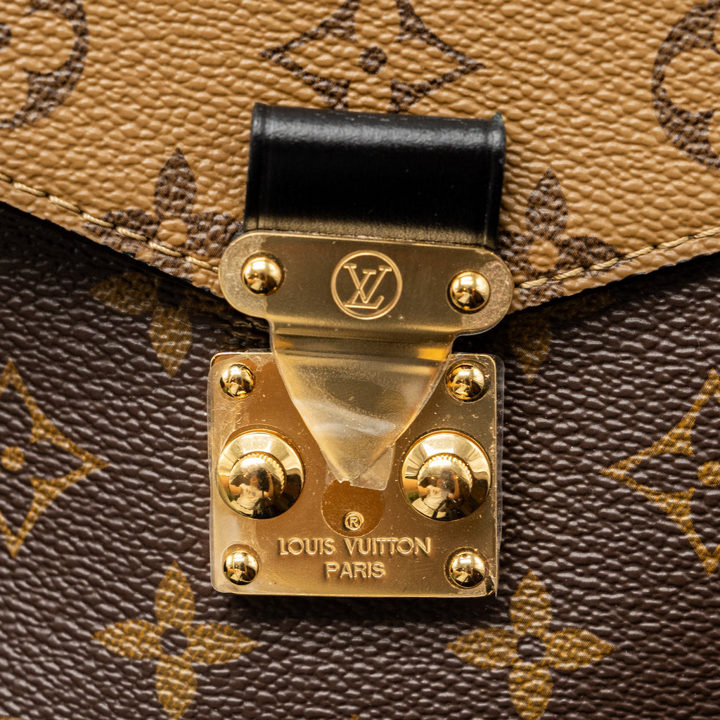 LOUIS VUITTON POCHETTE MÉTIS MONOGRAM REVERSE CANVAS GHW