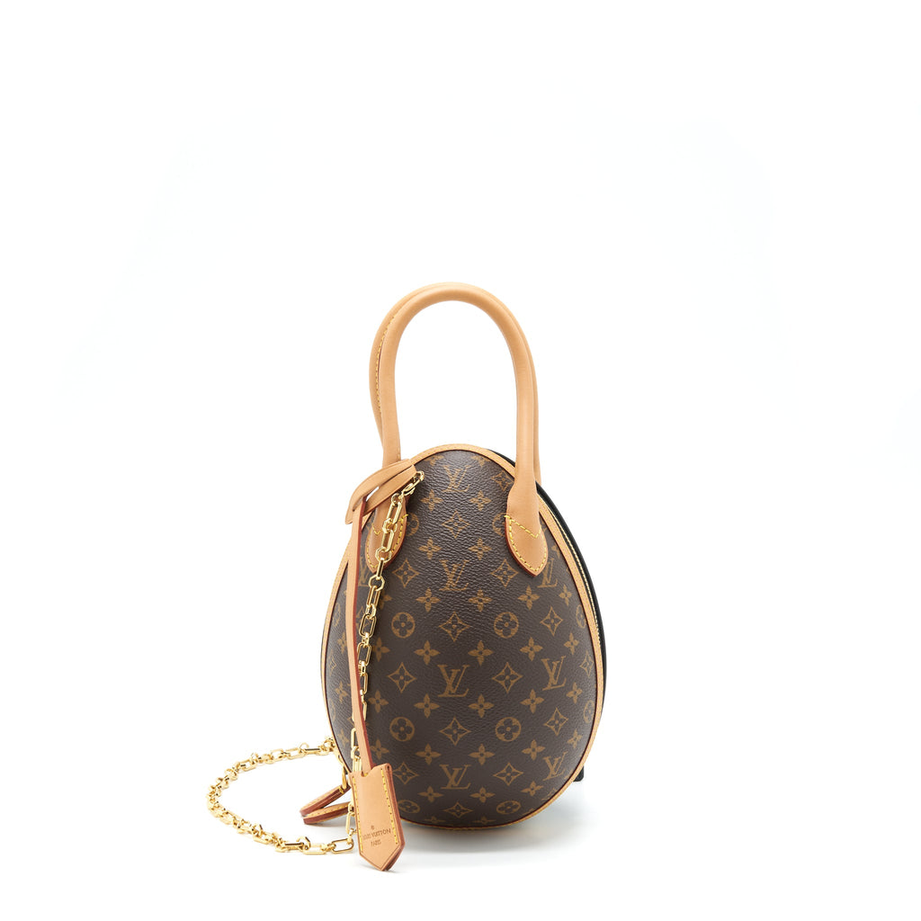 LOUIS VUITTON EGG BAG MONOGRAM CANVAS/BLACK GHW