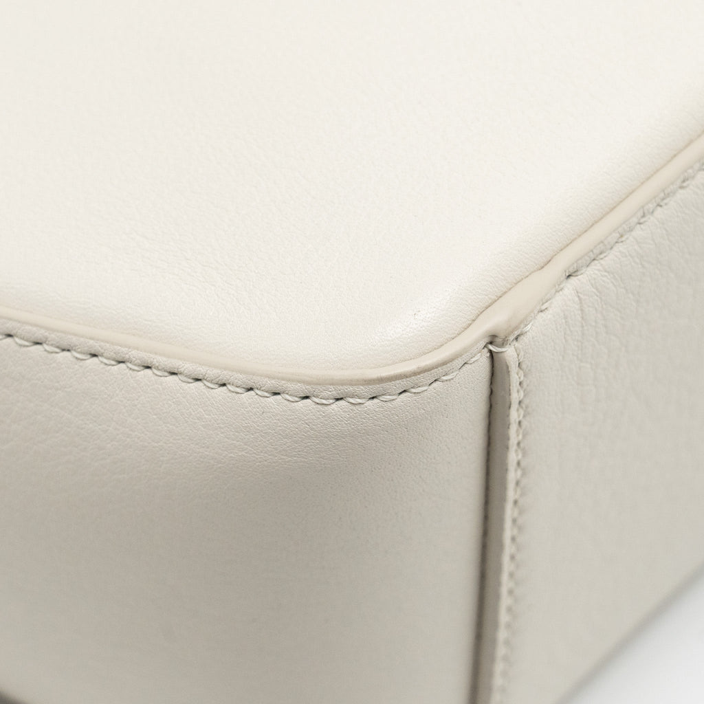 LOEWE MINI HAMMOCK HOBO CLASSIC CALFSKIN WHITE SHW