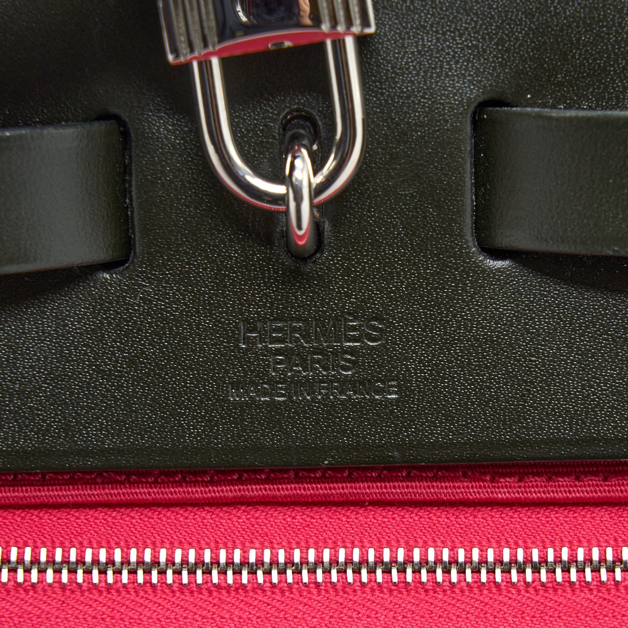 HERMES HERBAG 31 CANVAS/LEATHER ROSE EXTREME SHW