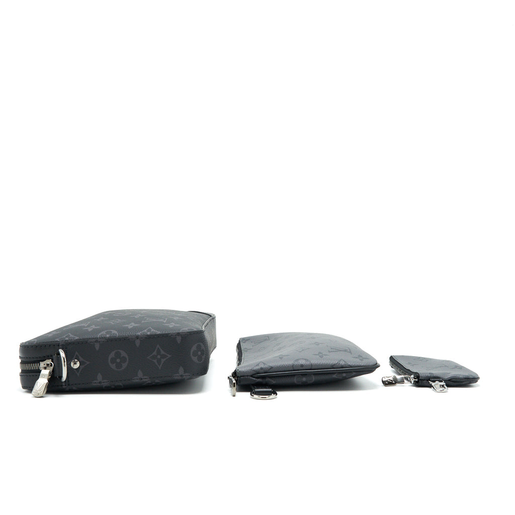 LOUIS VUITTON TRIO MESSENGER MONOGRAM ECLIPSE COATED CANVAS