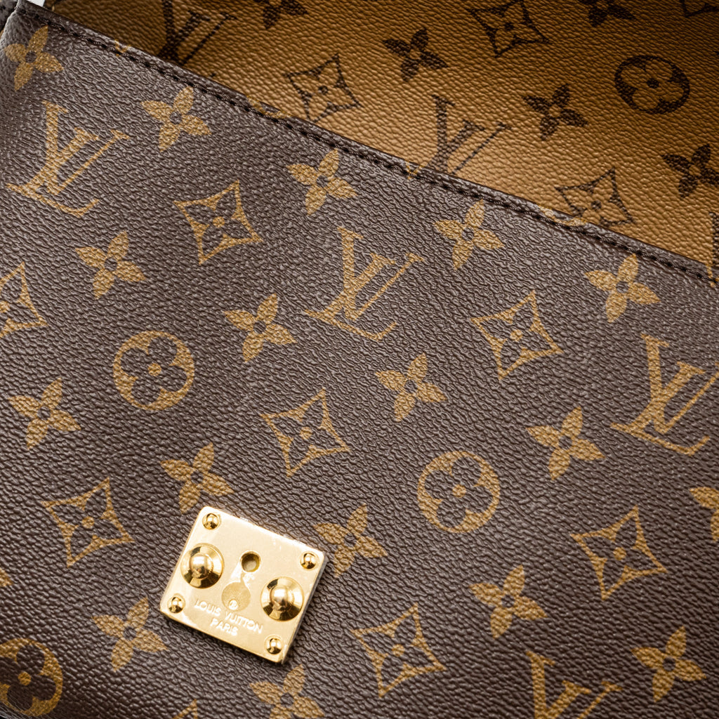 LOUIS VUITTON POCHETTE MÉTIS MONOGRAM REVERSE CANVAS GHW