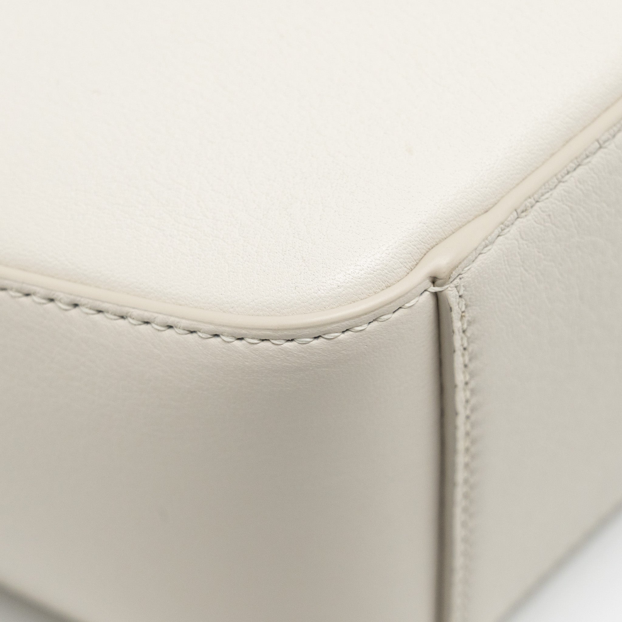 LOEWE MINI HAMMOCK HOBO CLASSIC CALFSKIN WHITE SHW