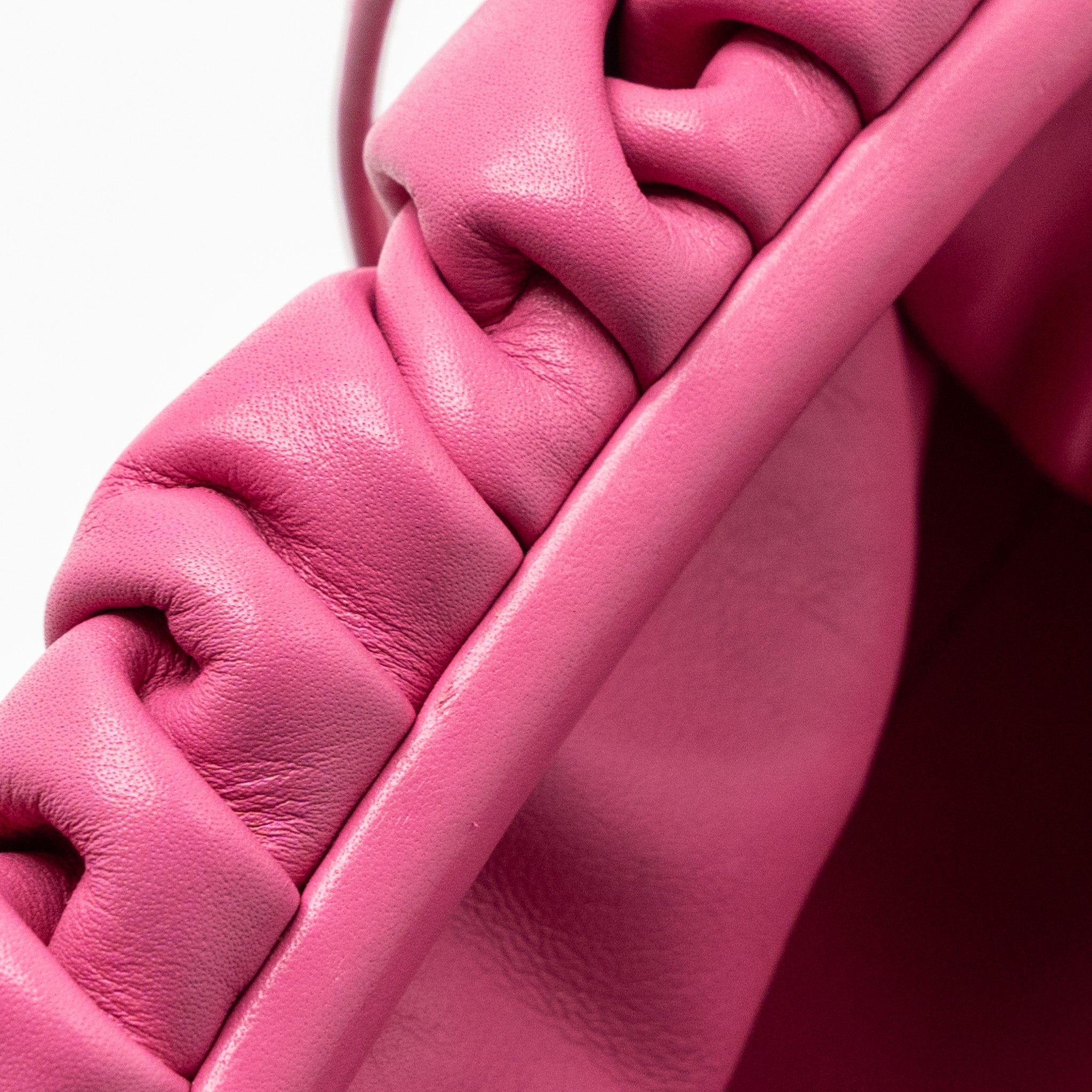 BOTTEGA VENETA MINI POUCH CALFSKIN PINK SHW