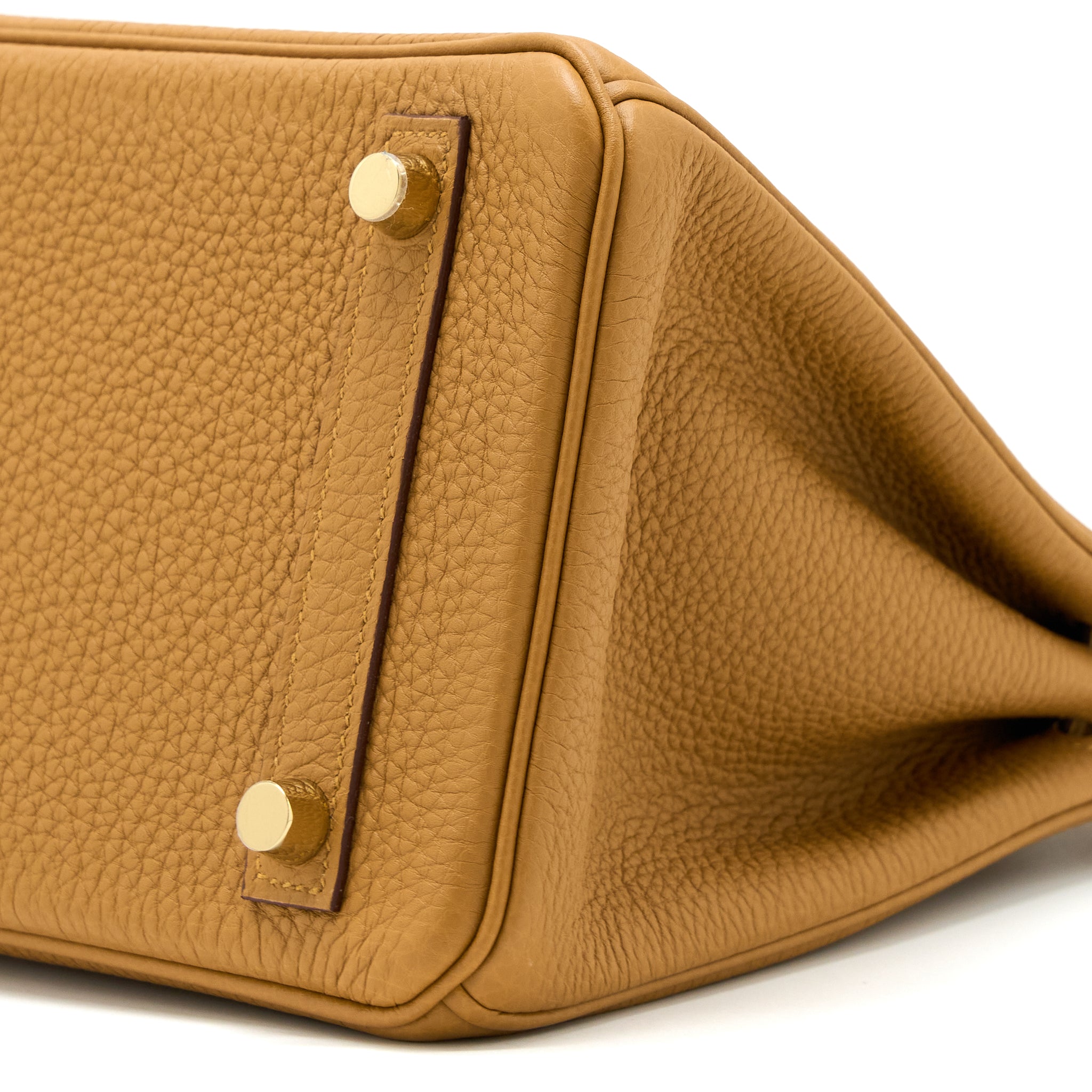 HERMES BIRKIN 25 TOUCH CROCODILE NILOTICUS/TOGO CARAMEL/TABAC CAMEL GHW