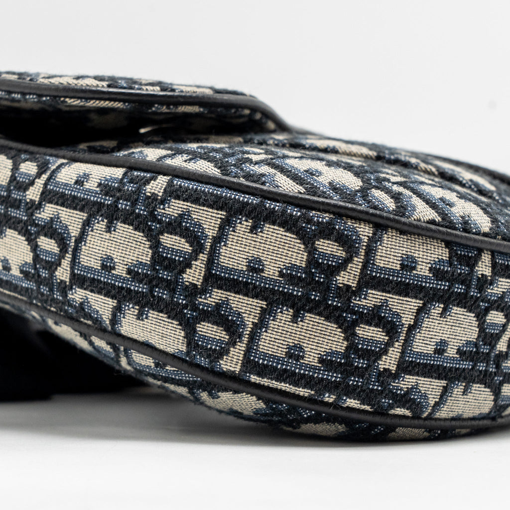 DIOR HOMME SADDLE BAG OBLIQUE JACQUARD MULTICOLOURED HARDWARE