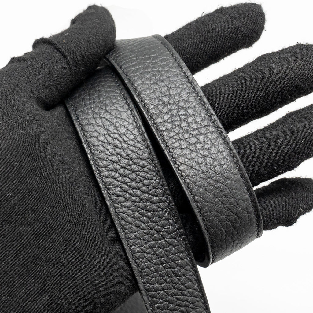 HERMES MINI LINDY CLEMENCE BLACK GHW