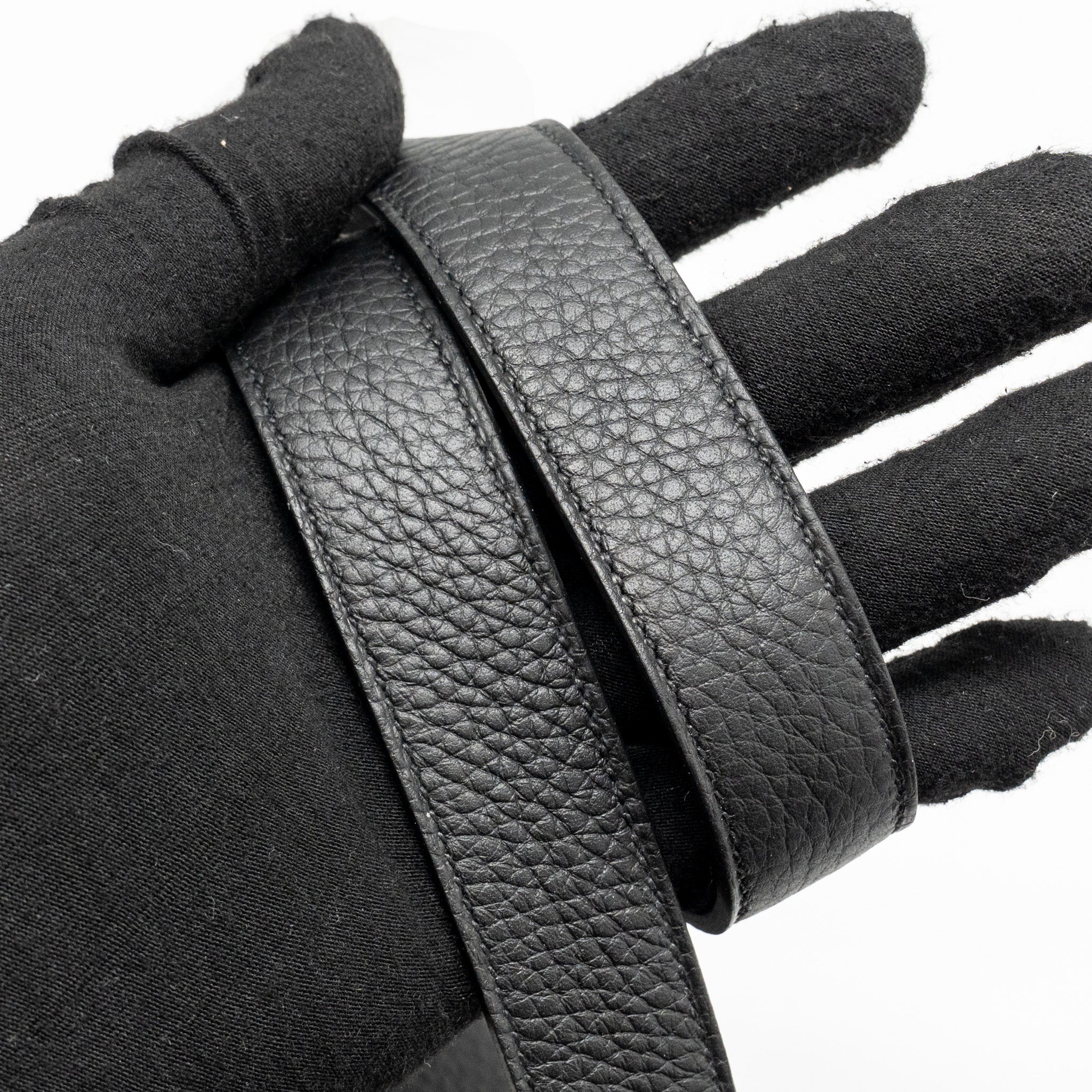 HERMES MINI LINDY CLEMENCE BLACK GHW