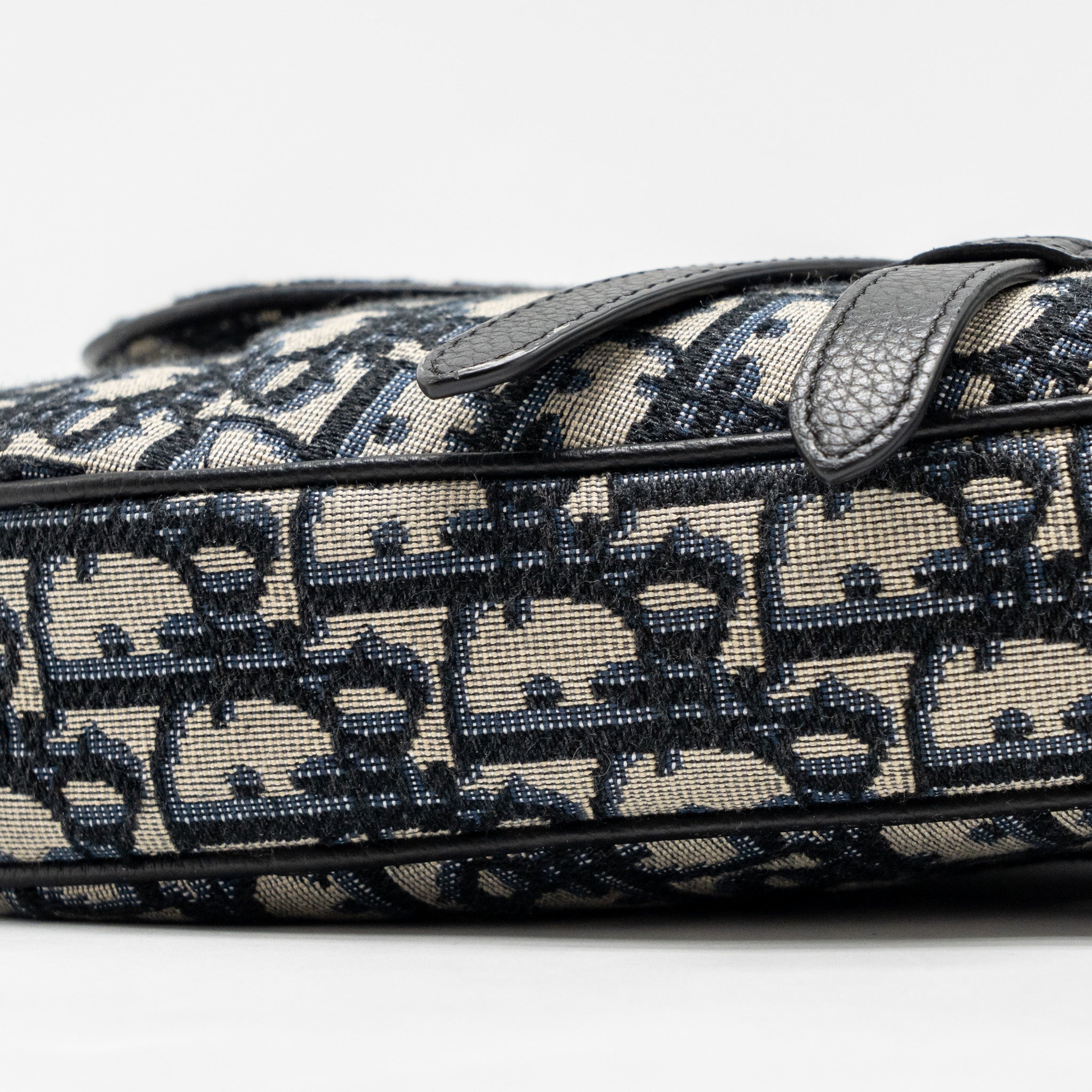 DIOR HOMME SADDLE BAG OBLIQUE JACQUARD MULTICOLOURED HARDWARE