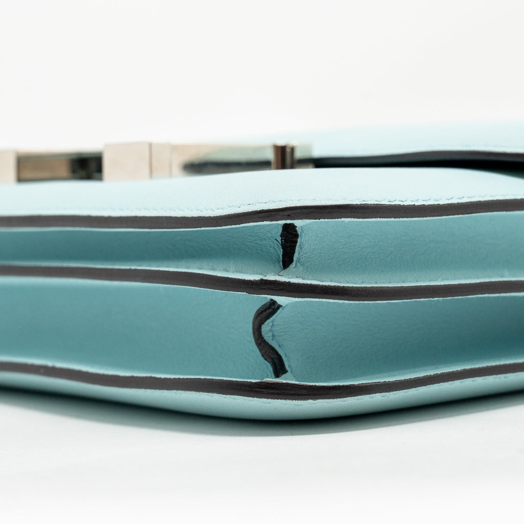 HERMES MINI CONSTANCE SWIFT BLUE ZEPHYR/CACTUS SHW