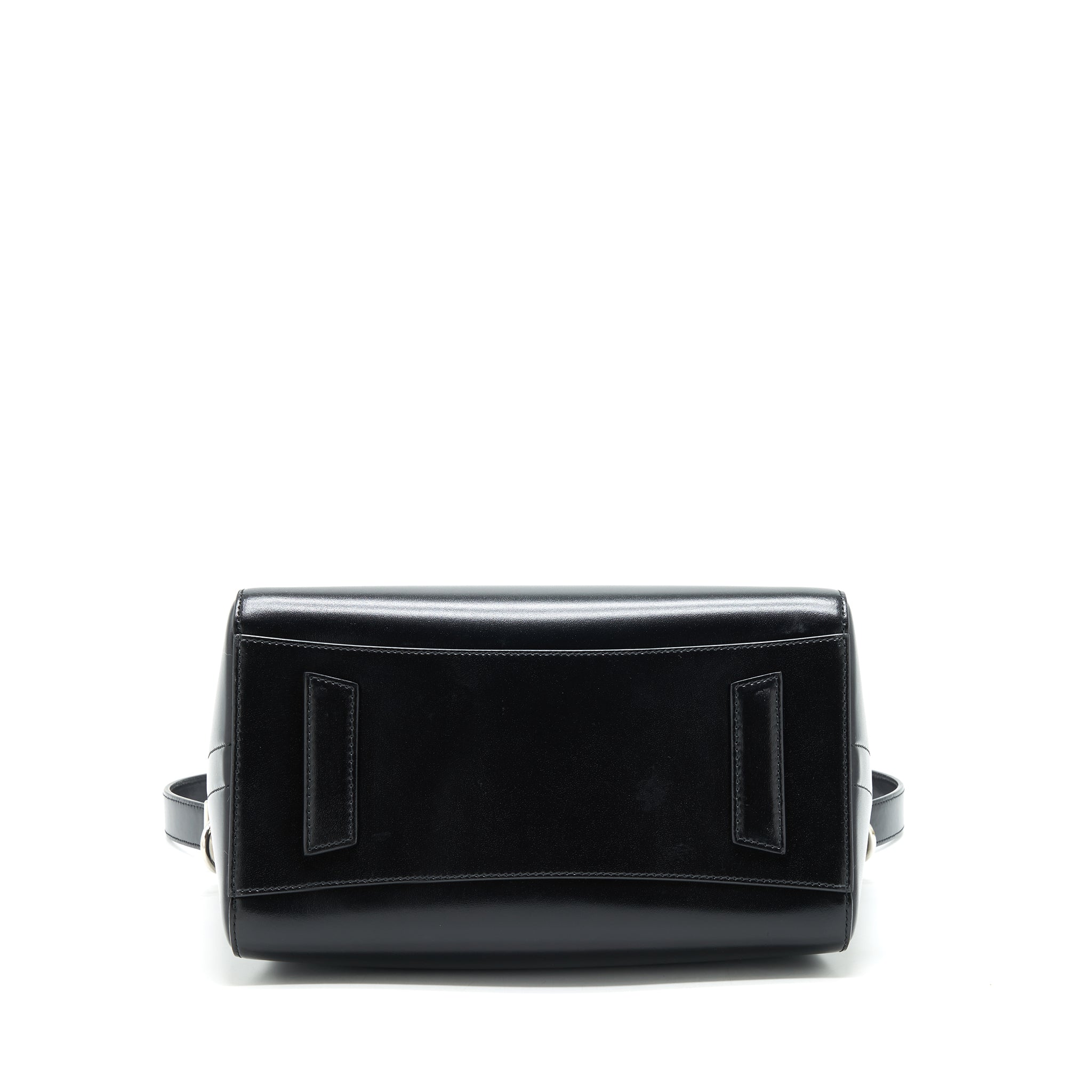 GIVENCHY SMALL ANTIGONA TOTE BAG BOX CALFSKIN BLACK SHW