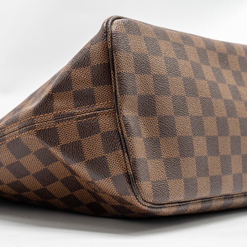 LOUIS VUITTON NEVERFULL MM DAMIER EBENE CANVAS GHW