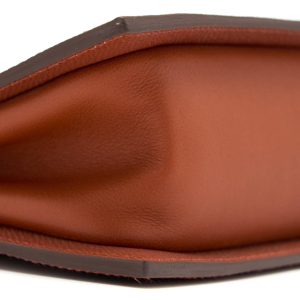 HERMES SACABAR 24 BAG EPSOM / SWIFT SIENNNE / CUIVRE SHW