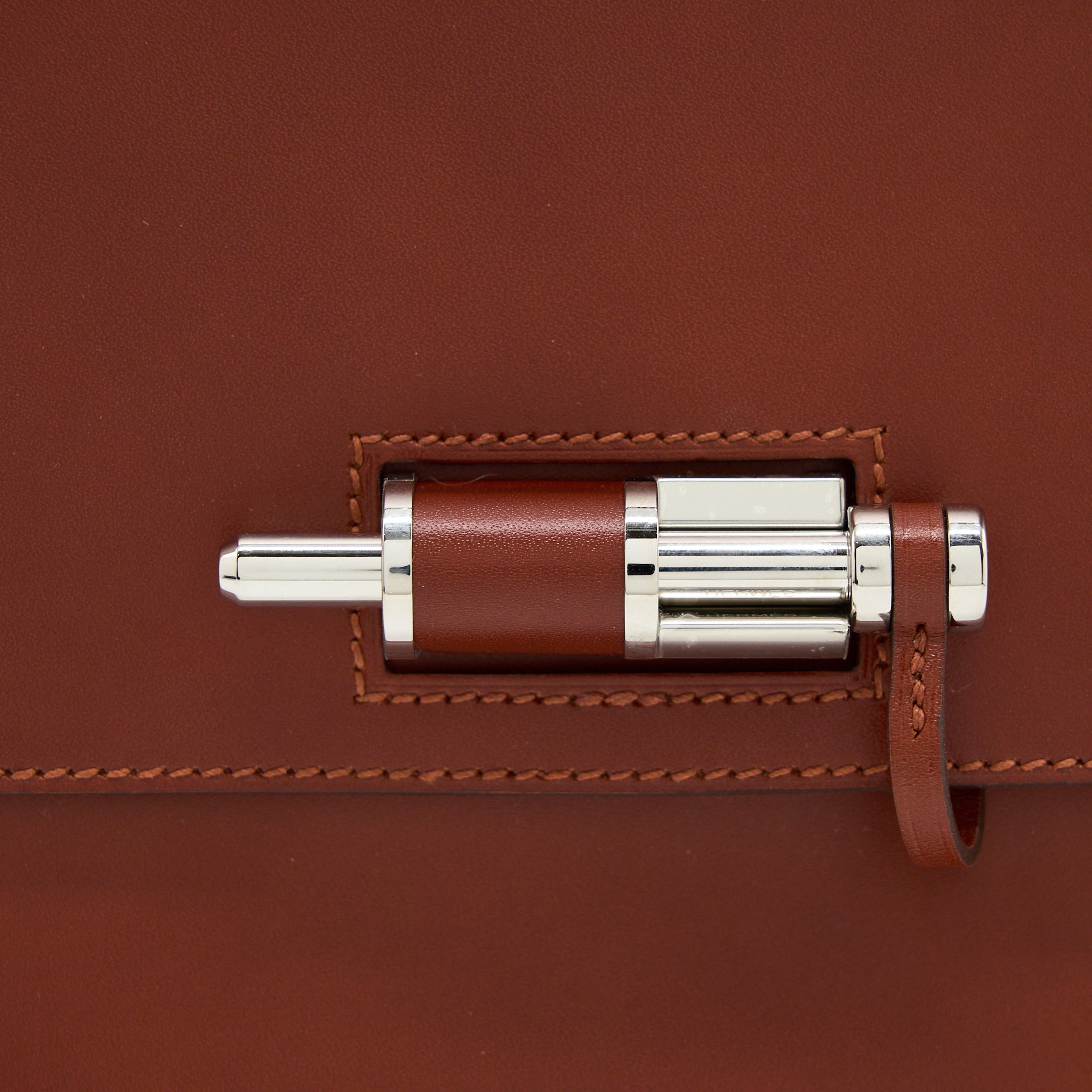 HERMES SACABAR 24 BAG EPSOM / SWIFT SIENNNE / CUIVRE SHW