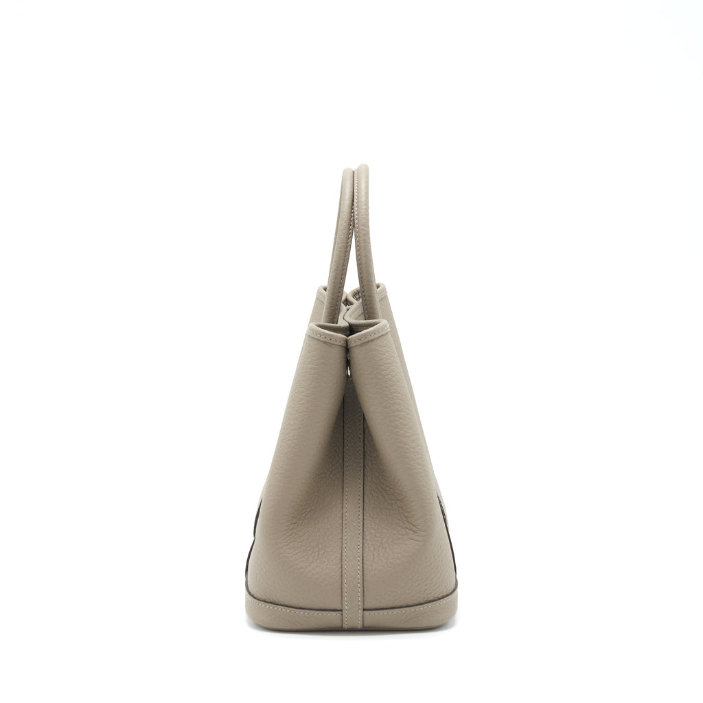 HERMES GARDEN PARTY 30 COUNTRY M8 GRIS ASPHALT SHW