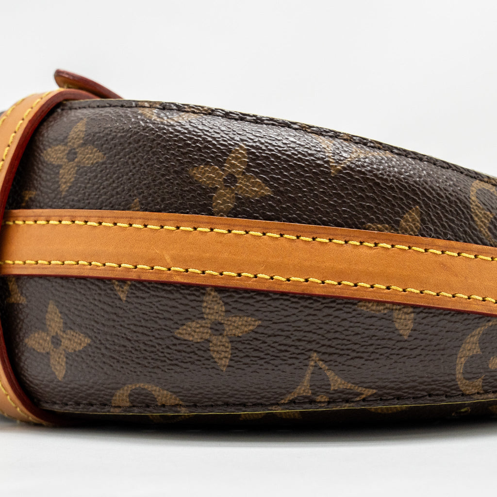 LOUIS VUITTON FLORE CHANTILLY MONOGRAM CANVAS BROWN/GREEN GHW