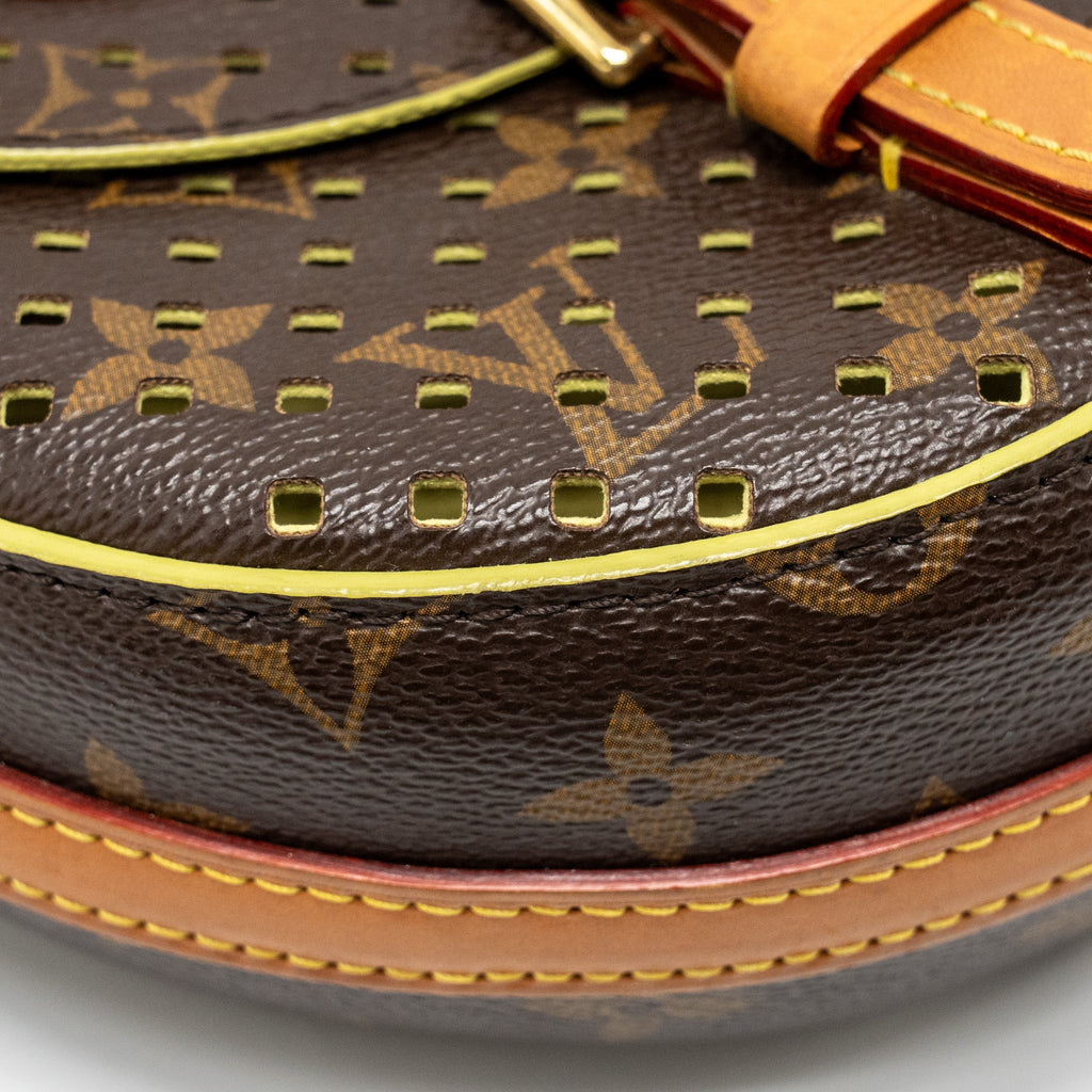 LOUIS VUITTON FLORE CHANTILLY MONOGRAM CANVAS BROWN/GREEN GHW