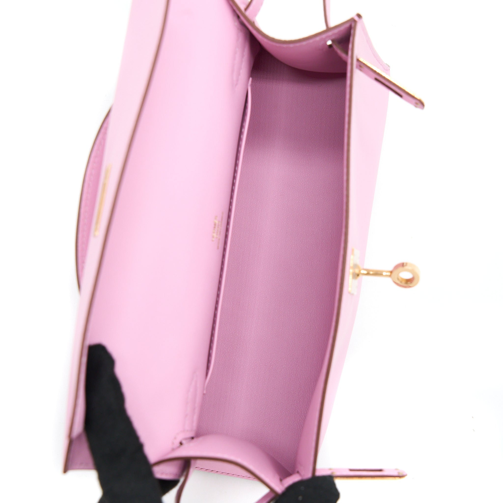 HERMES KELLY POCHETTE SWIFT X9 MAUVE SYLVESTRE RGHW