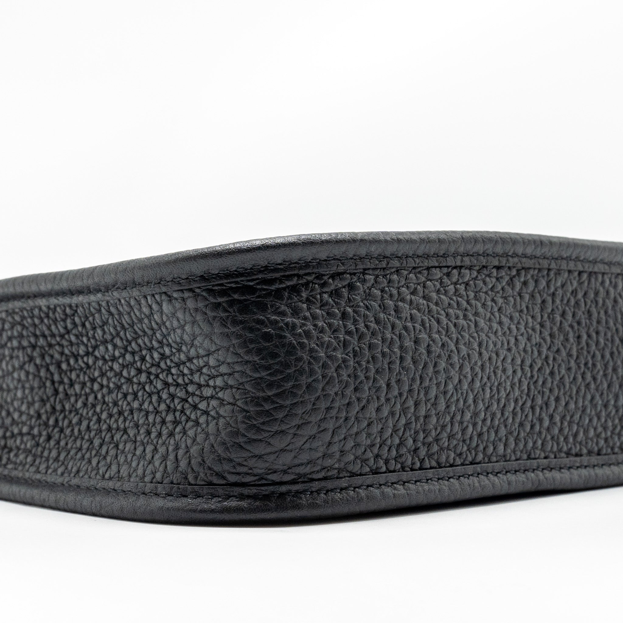 HERMES MINI EVELYNE CLEMENCE BLACK WITH BLACK/EBENE STRAP GHW
