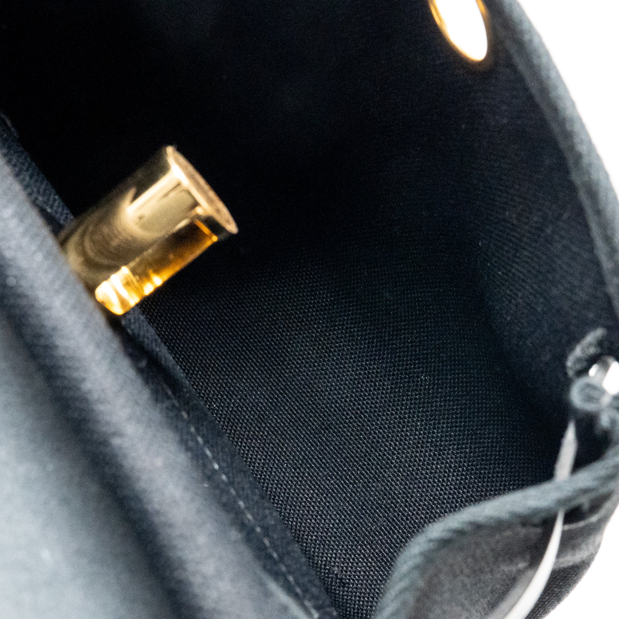 HERMES HERBAG MINI CANVAS/HUNTER LEATHER BLACK GHW