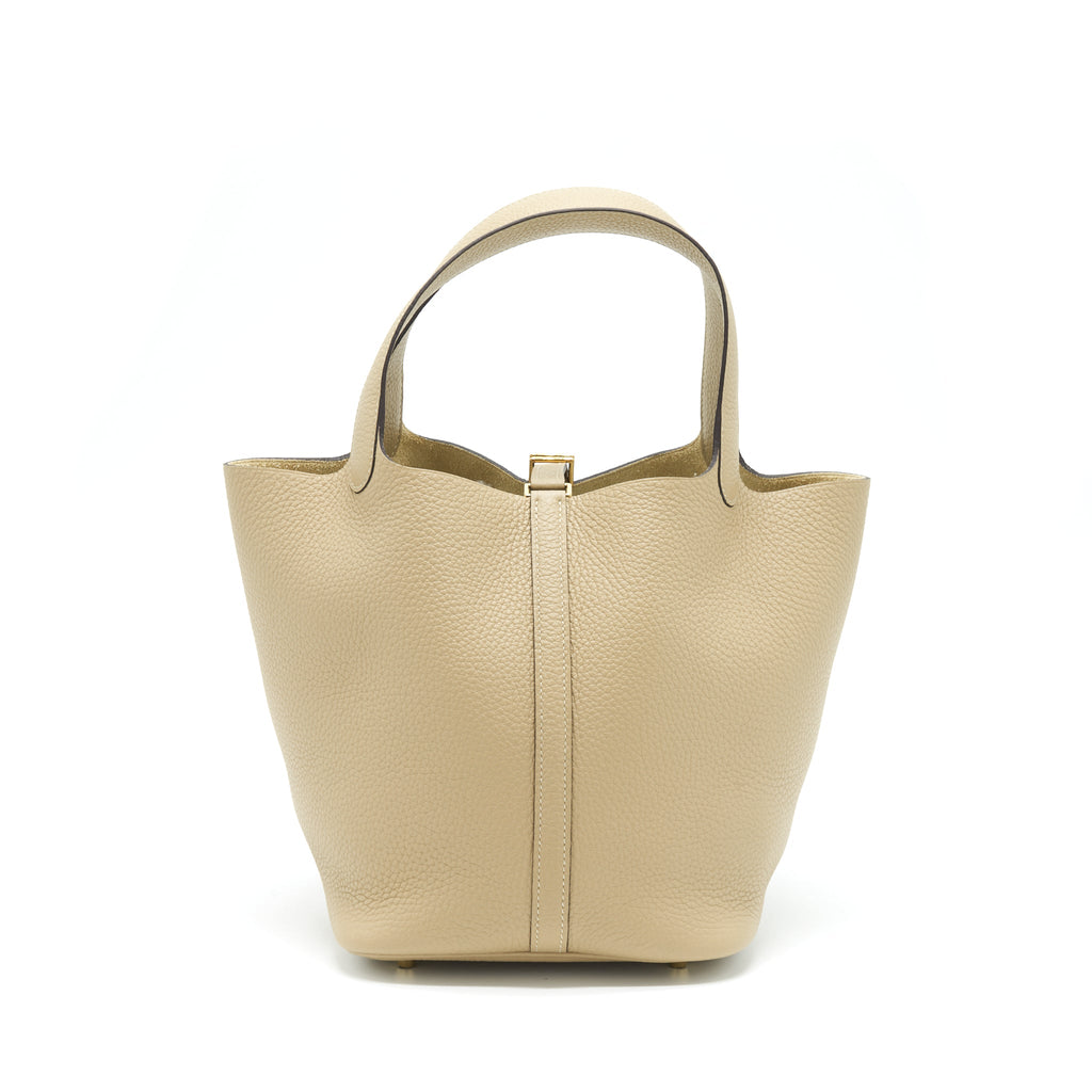 HERMES PICOTIN 22 LOCK BAG CLEMENCE TRENCH GHW