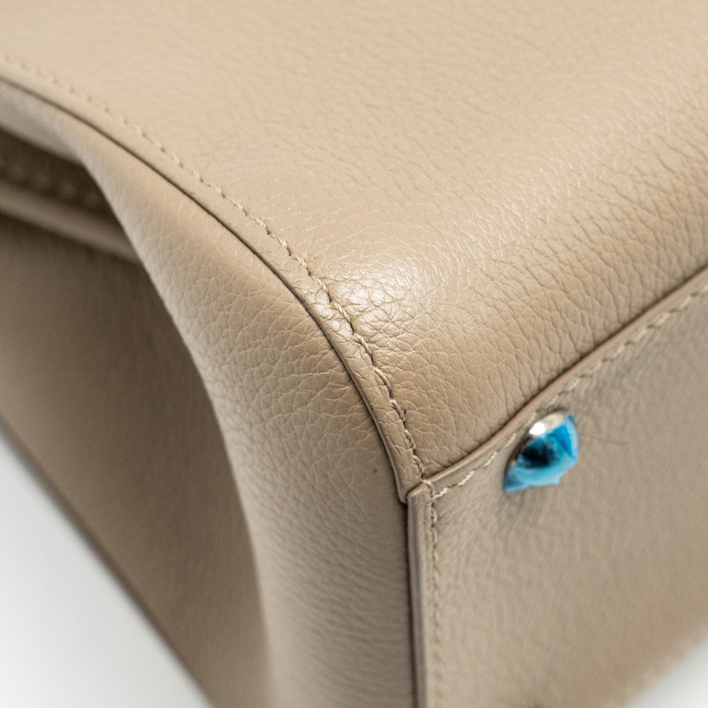 DELVAUX MINI BRILLANT BAG CALFSKIN GREY SHW