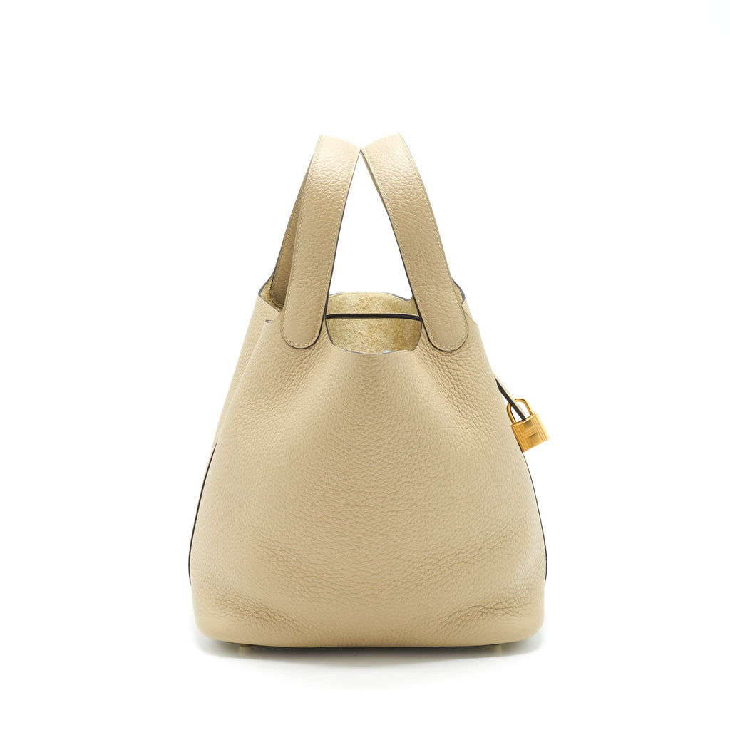 HERMES PICOTIN 22 LOCK BAG CLEMENCE TRENCH GHW