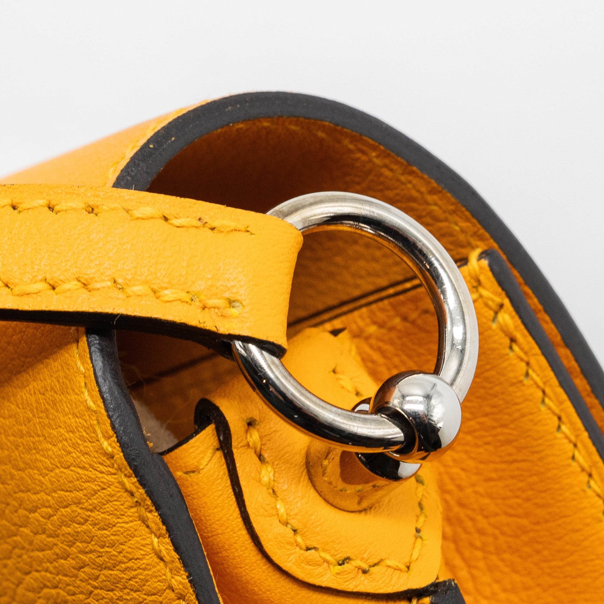 HERMES MINI ROULIS EVERCOLOR JAUNE D’OR LGHW