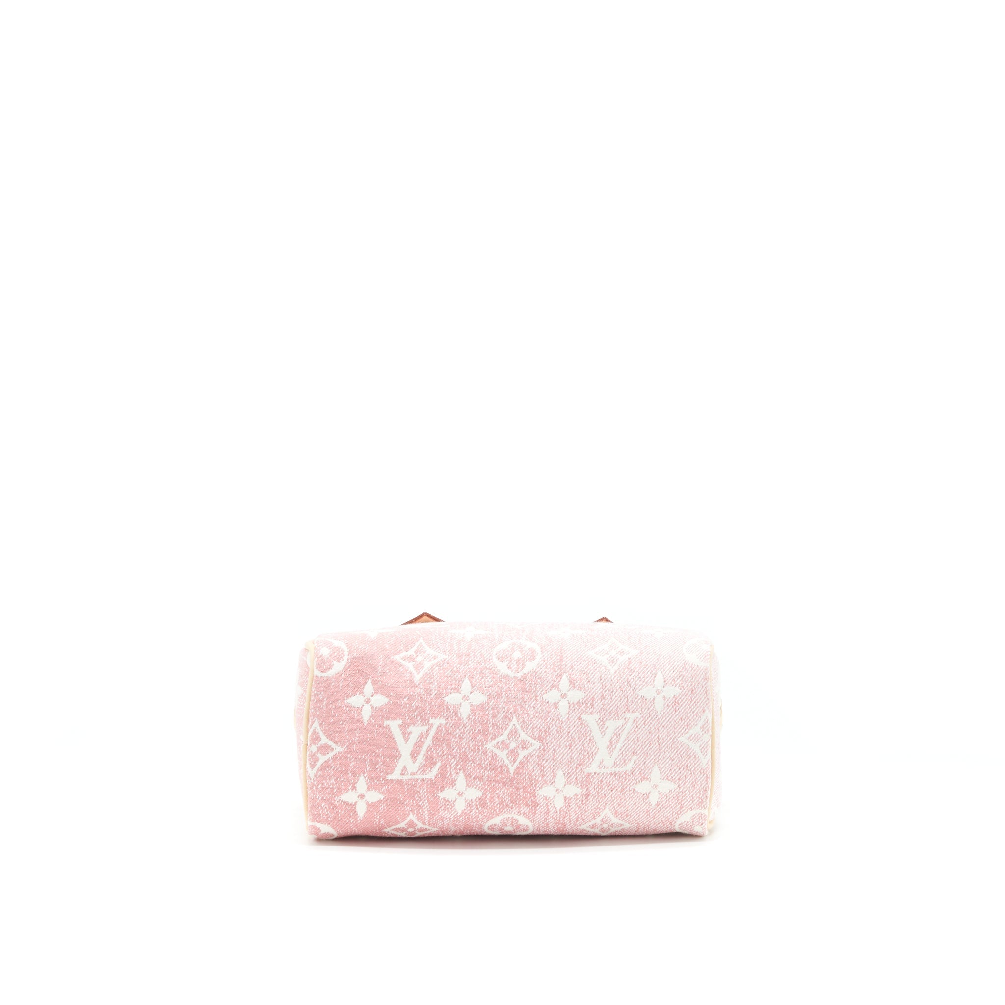LOUIS VUITTON NANO SPEEDY MONOGRAM JACQUARD DENIM PINK