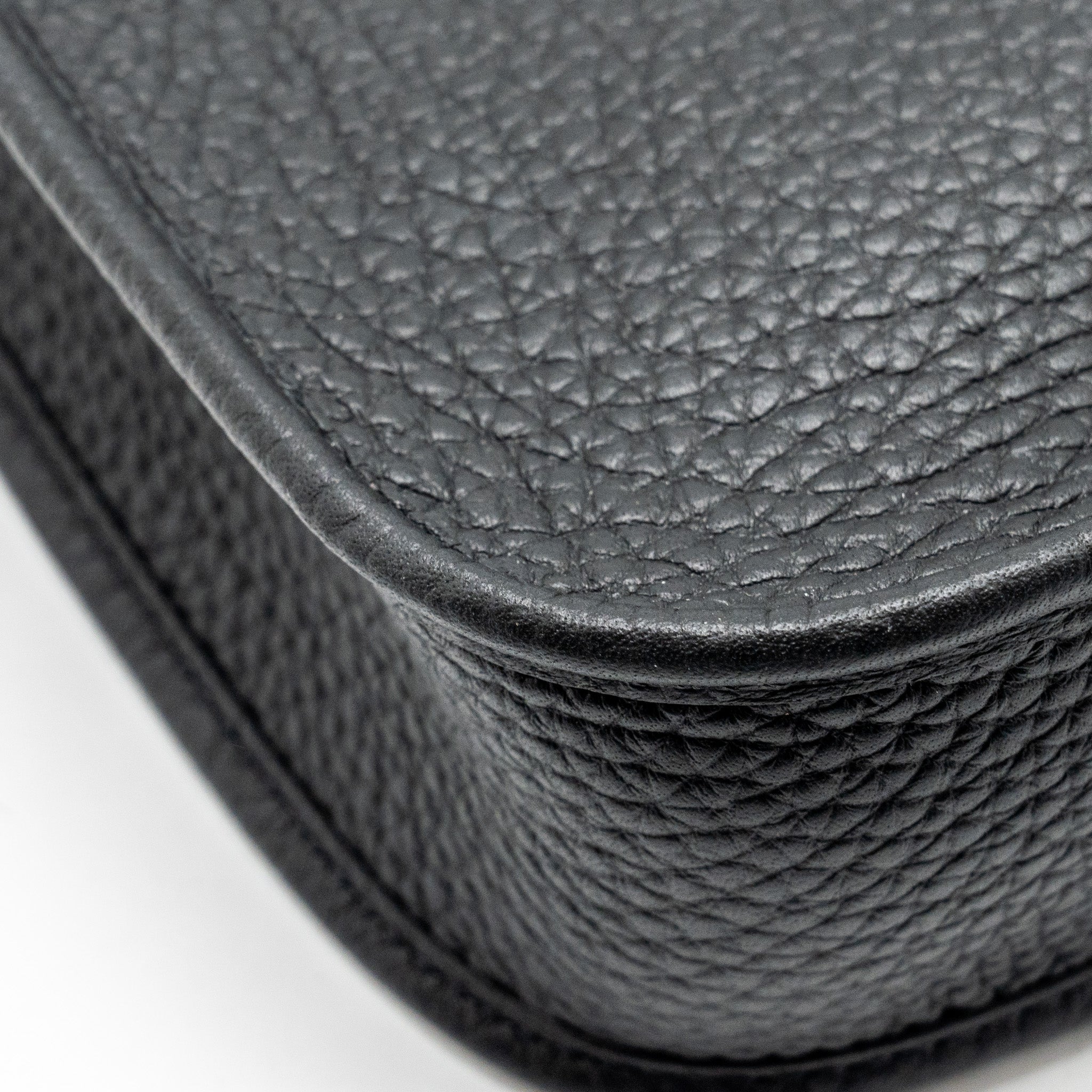 HERMES MINI EVELYNE CLEMENCE BLACK WITH BLACK/EBENE STRAP GHW
