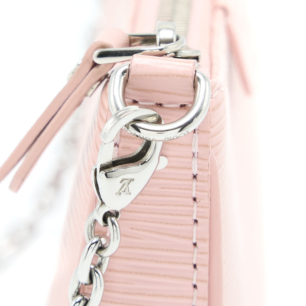 LOUIS VUITTON POCHETTE BAG EPI PINK SHW (NEW VERSION)
