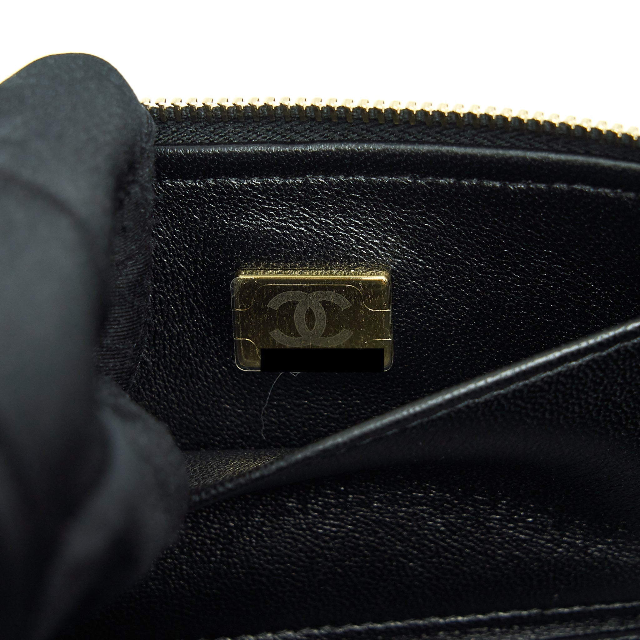 CHANEL 22S TOP HANDLE VANITY CAVIAR BLACK LGHW (MICROCHIP)
