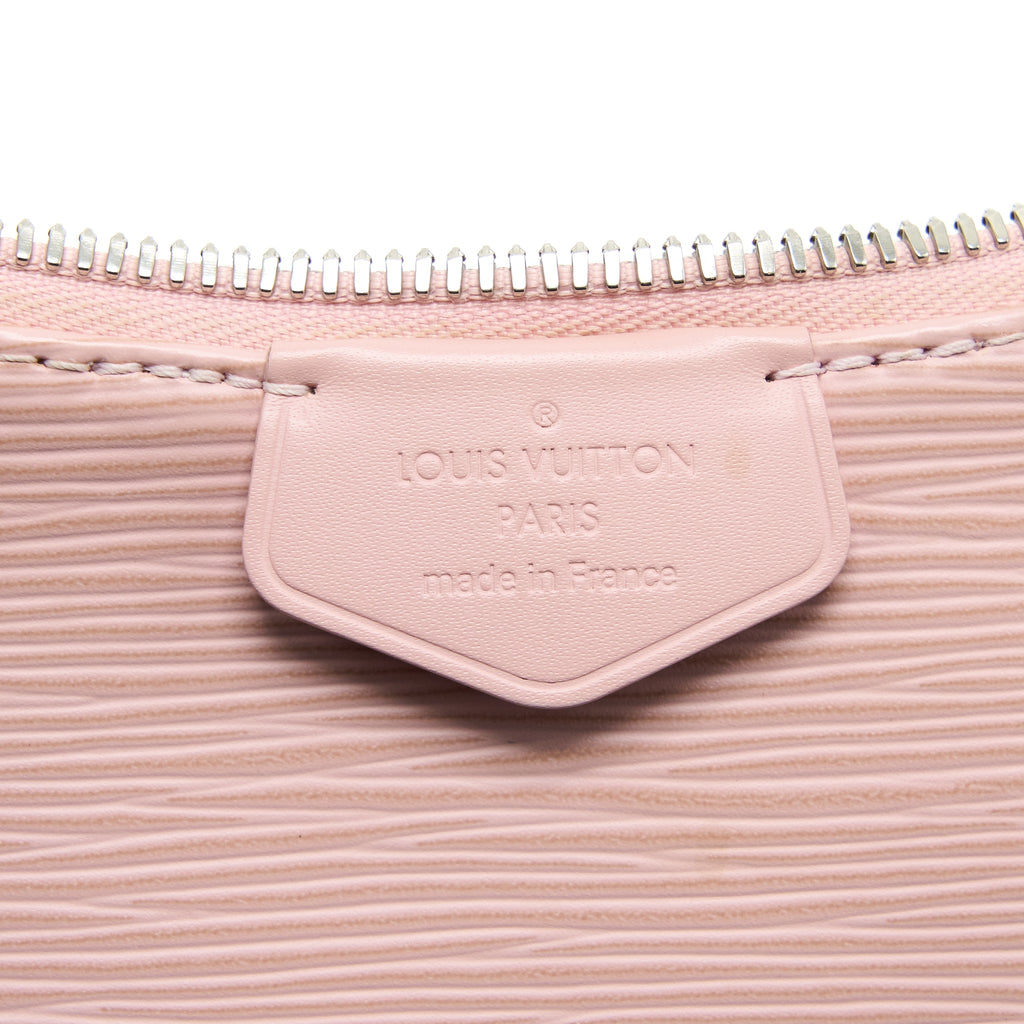 LOUIS VUITTON POCHETTE BAG EPI PINK SHW (NEW VERSION)