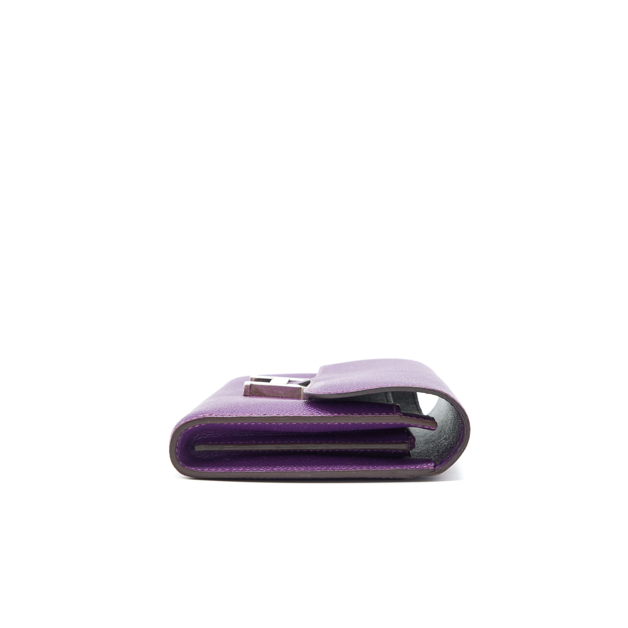 HERMES CONSTANCE WALLET EPSOM PURPLE SHW