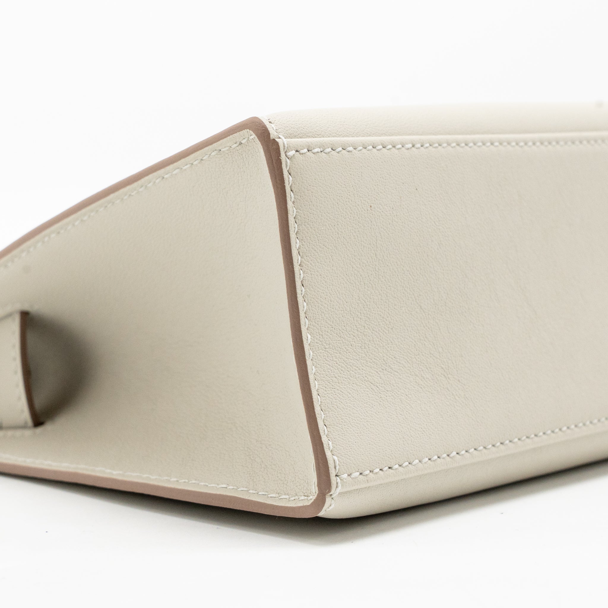 HERMES KELLY POCHETTE SWIFT GRIS PERLE SHW