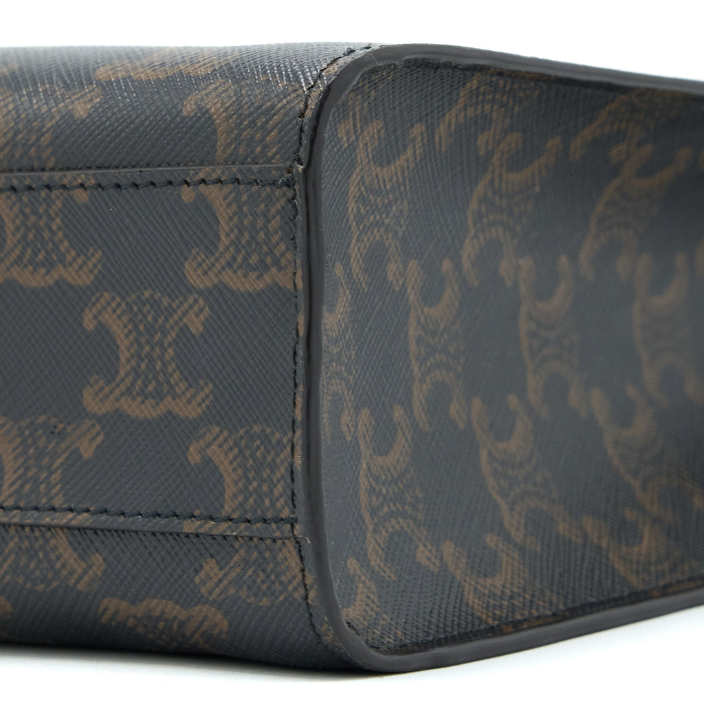 CELINE VERTICAL CABAS TRIOMPHE CANVAS GHW